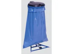 Afvalverzamelaar 1000x490x490mm 120 liter Zak Voetpedaal Frame Ral5010