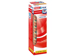 Plakband Tesa film 19mmx10m transparant 8 rollen