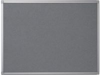 Textielbord Met Aluminium Frame Ft 60x90cm Grijs