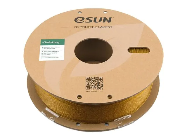 eSUN 3D printer Filament eTwinkling 1,75mm Goud 1kg