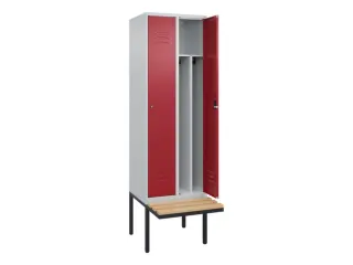 locker voor scheiding van kleding,HxBxD 2120x600x815mm,2vak - 2