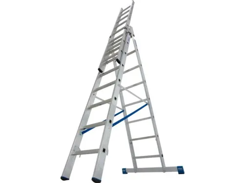 multifunctionele telescoopladder,3x8,sporten,balk L 2,3-5,2m,aluminium