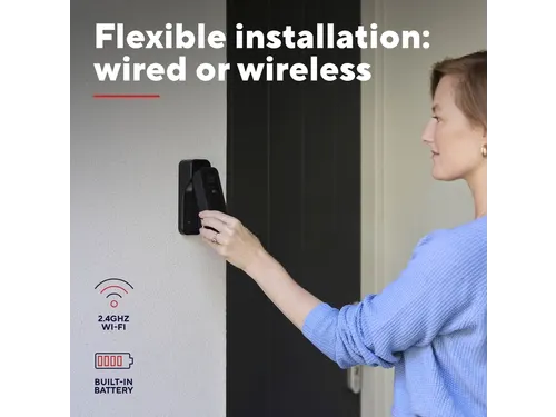 Deurbelcamera Trust DOORCAM-3000B Wi-Fi zwart