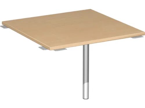 koppelelement voor bureau,90 °,HxBxD 680-820x800x800mm,blad beuken