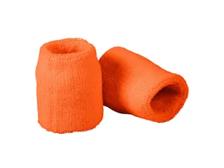 Polsband neon oranje 2stuks - 3