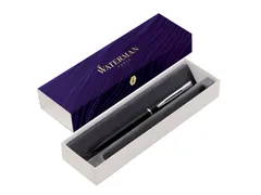 Balpen Waterman Allure Black lacquer CT Medium Blauwe inkt