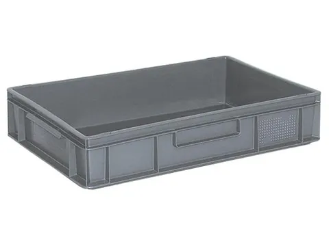 Euronorm Stapelkrat Hxlxb 120x600x400mm 23liter Grijs
