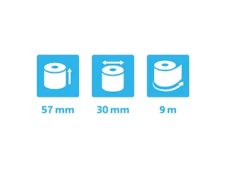Exacompta Kassarol 57mmx30mmx12mmx9m 55 Gram - 7