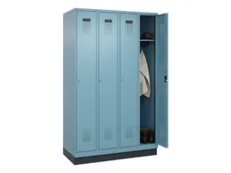 locker,HxBxD 1950x1200x500mm,4vak,vak B 300mm,cil.-slot,sokkel