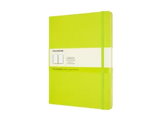 Notitieboek Moleskine XL 190x250mm blanco hard cover lemon green - 1