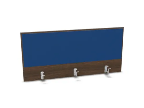 opzetpaneel bureau aanbouw achter NV bruin hickory BN6016-blauw 1200mm