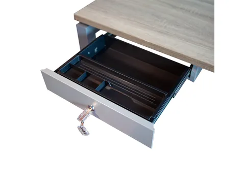 Claudius Persoonlijke Lade Aluminium Grijs