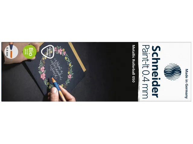 Metallic rollerball Schneider Paint-It 050 0.4mm doos 10 stuks