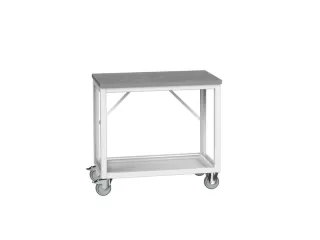 werkbank,verrijdbaar,HxBxD 930x1000x600mm,linoleumblad - 1