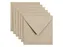 Envelop Papicolor 140x140mm kraft grijs pak à 6 stuks