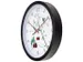 Buitenklok Nextime dia 30.5cm Prunus cijfers, zwarte rand witte wijzer