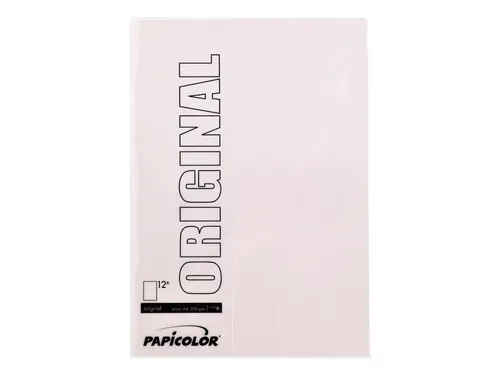 Kopieerpapier Papicolor A4 200gr 6 vel lichtroze