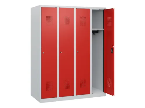 schoollocker,HxBxD 1530x1200x500mm,4vak,vak B 300mm,cil.-slot