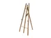 Chevalet bois dur marron clair pour tableau noir/panneau imprimé