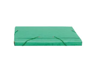 Elastomappen A4 glanskarton 3 kleppen monobloc-Groen - 4