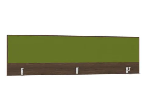 opzetpaneel bureau aanbouw achter NV bruin hickory groen 2000mm