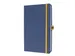 Cahier Linescape A5 bleu ligné couverture rigide