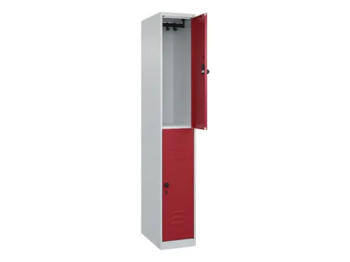 dubbeldekse locker,HxBxD 1850x300x500mm,1x2vak.,vak B 300mm