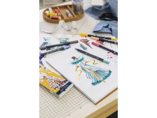 Sketchmarker Faber-Castell Goldfaber etui 6 stuks Fashion set op alcoh - 4