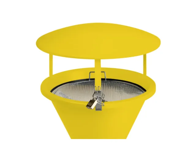 Overkapping Voor Zandasbak Ø 440Mm Verzinkt Ral1023