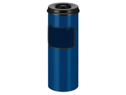 As-papierbak met dover 30 Liter blauw