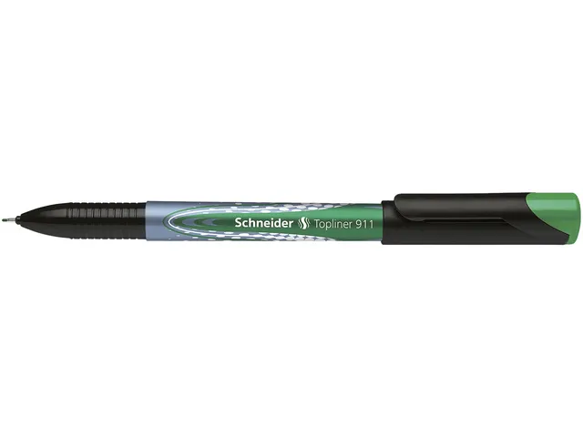 Fineliner Schneider Topliner 911 Navulbaar 0.4Mm Groen