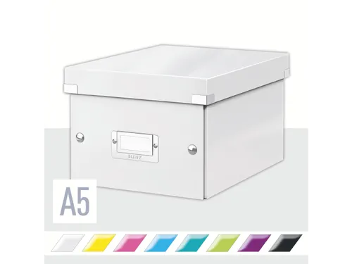 Opbergbox Click & Store 220x160x282mm Wit 84% gerecycled karton