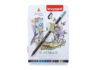 Kleurpotlood Bruynzeel Expression 12 stuks metallic kleuren - 2