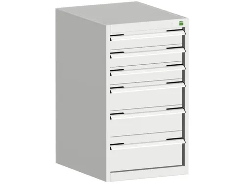 ladekast HxBxD 900x525x525mm 6laden romp RAL7035 front RAL7035