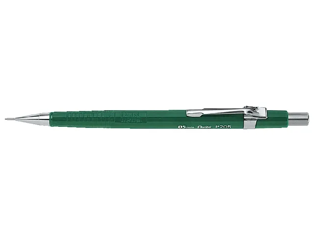 Vulpotlood pentel P205 0.5mm groen