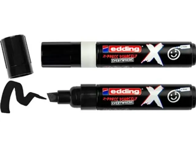 Edding 6900 X multi marker set zwart/wit color 2 stuks