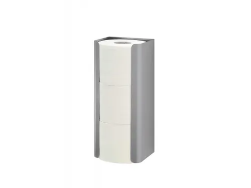 Toiletpapier Houder Trio Rvs 3 rollen