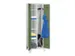 kleding-/wasgoedkast,HxBxD 1850x600x500mm,RAL7035,front RAL6011