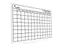 Whiteboard Rocada Skinplanner maanden 75x115cm wit gelakt