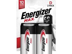 batterijen Max D, blister van 2 stuks