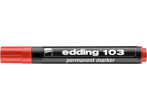 Viltstift edding 103 rond medium rood