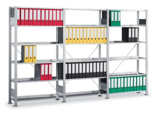 Magazijnstelling Complete Aanbieding 1xbasis-2x Aanbouwstelling Inhaak