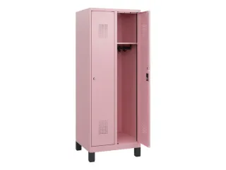 schoollocker,HxBxD 1630x600x500mm,2vak,vak B 300mm,cil.-slot,voeten - 1