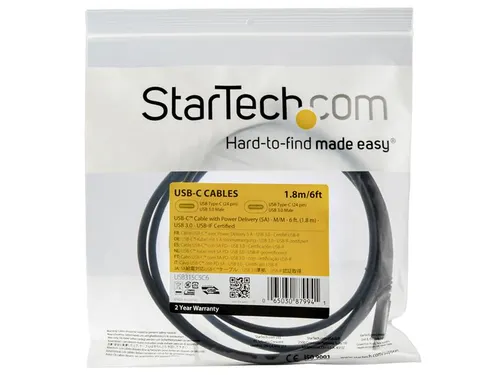 USB-C Kabel 1,8m 5Gbps 100W 4K Thunderbolt