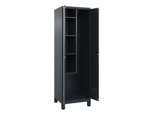 schoonmaakkast HxBxD 1950x600x500mm links 4vakken
