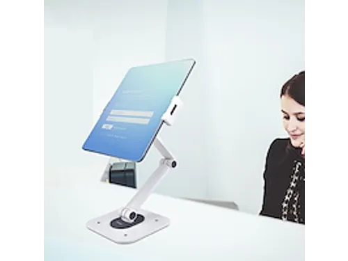 Verstelbare Tablet Houder voor Bureau wit