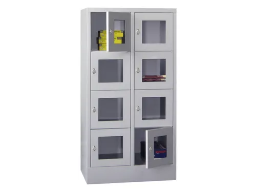 Vakkenkast Vensterdeuren 1518x830x500mm 8 Vakken 400mm Klink