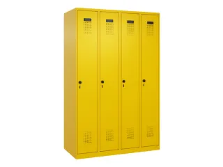 locker voor scheiding van kleding,HxBxD 1850x1200x500mm,4vak - 2