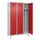 locker voor scheiding van kleding,HxBxD 1950x1200x500mm,3vak