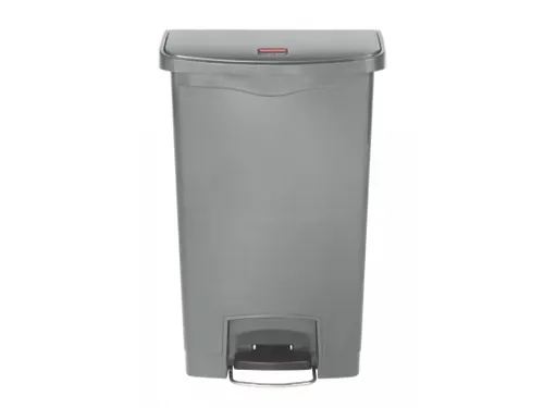 Pedaalemmer Slim Jim Step On Front Kunststof 50 Liter Grijs
